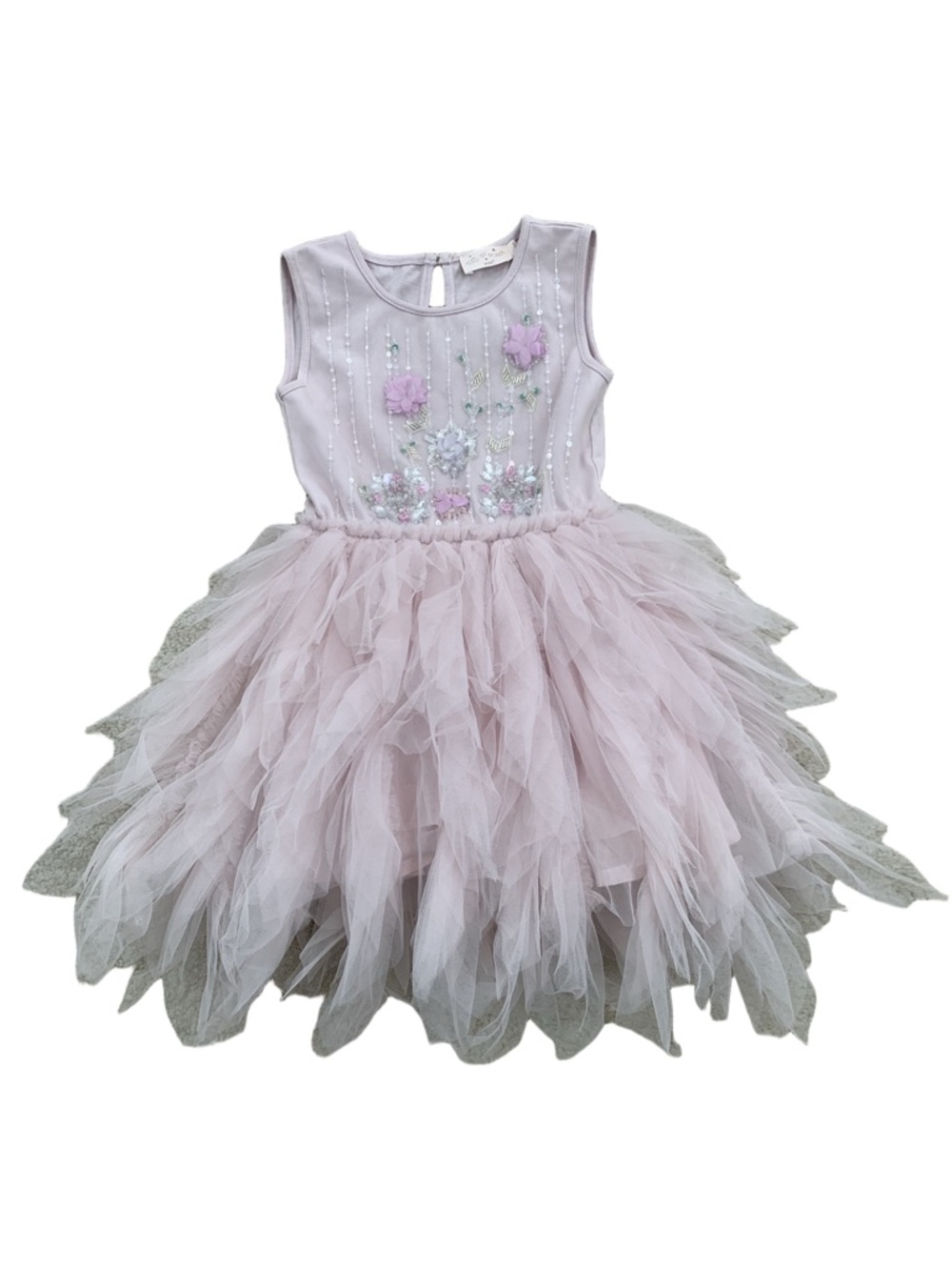 Tutu Du Monde Size 18-24 Months Light Pink Purple Tulle Sequin Twirl Dress
